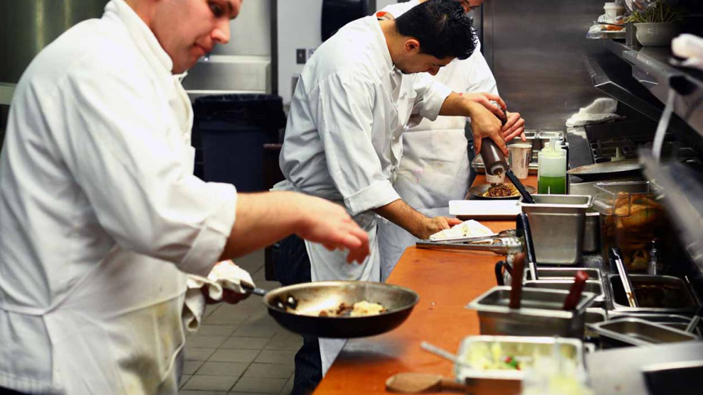 Restaurant kitchen