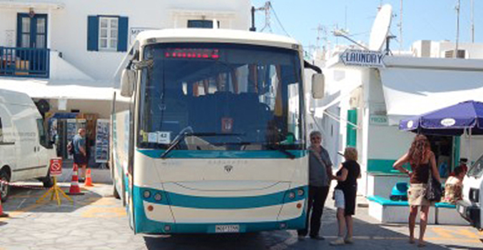 mykonos bus