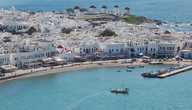 Mykonos from air