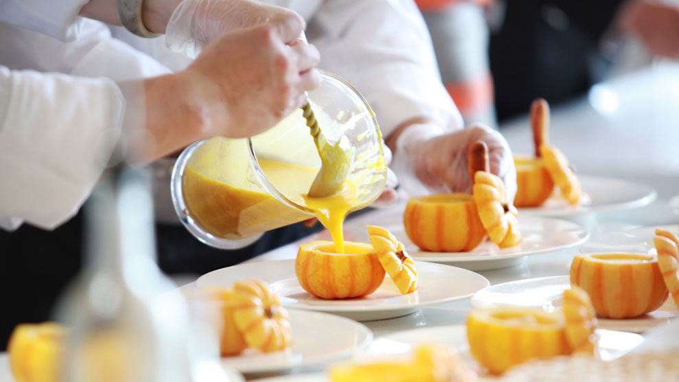 fruit shake pouring on fruit