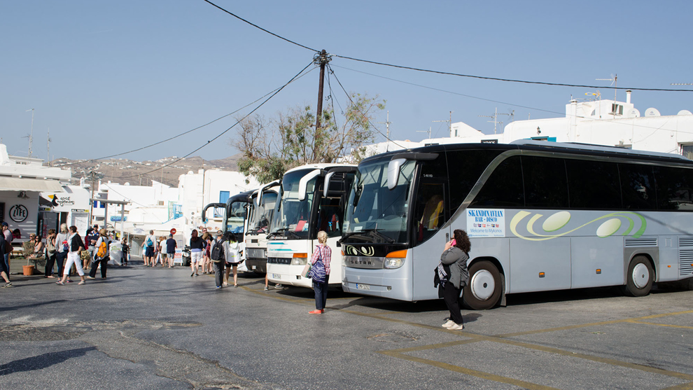 mykonos bus