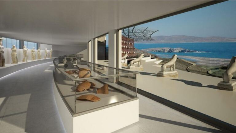 Τελετη αποδοσης στο κοινο του ανακαινισμενου αρχαιολογικου μουσειου δηλου