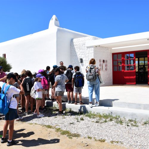 Εκδρομή Περιβαλλοντικής Εκπαίδευσης του Σχολείο Άνω Σύρου στο Κτίριο “ΕΥΡΙΠΗΣ”